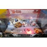 Lego - Star Wars 75241 in commercial display box with working lights