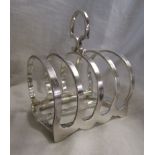 White metal toast rack