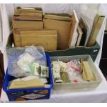 12 interesting cigarette card albums plus 2 containers of loose & catalogues