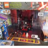 Lego - Star Wars 75256 in commercial display box with working lights