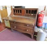 Georgian oak bureau