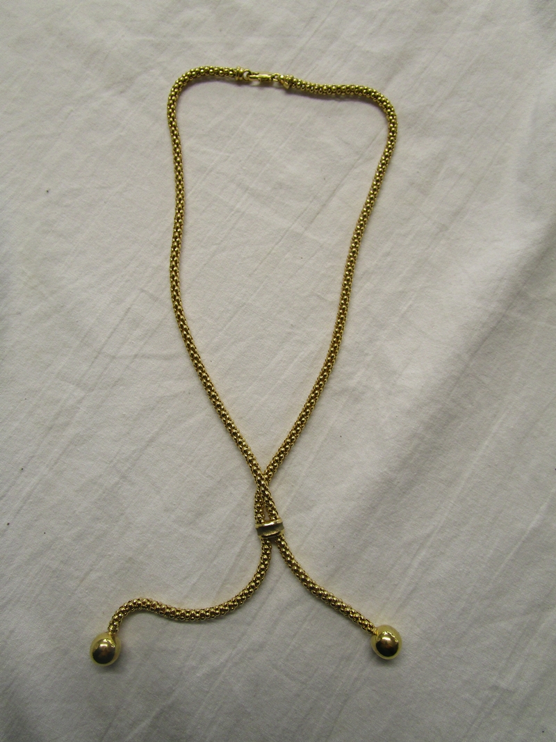 Gold necklace