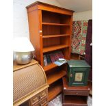 Tall yew bookcase