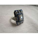 Art Deco style ring