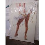 Unusual Marilyn Monroe print on canvas