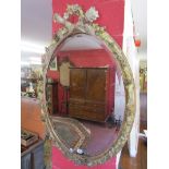 Georgian oval mirror