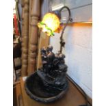 Widdop Bingham lovers kissing water feature lamp