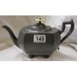 Pewter teapot