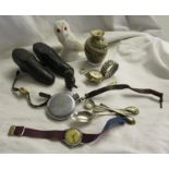 Box of collectables to include Smiths pocket watch