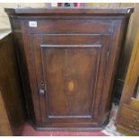 Georgian oak corner cupboard