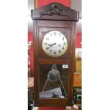 Late Victorian wall clock