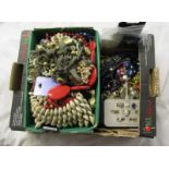 Large box of costume jewellery