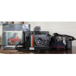 Collection of cameras to include boxed Polaroid