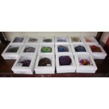 Large collection of hand made acrylic coaster sets - Boxed