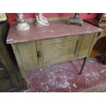 Oak marble top washstand