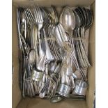 Collection of silver plate cutlery