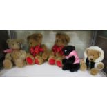 Collection of 5 Harrods Teddy bears