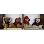 4 Harrods Christmas teddies