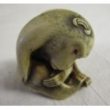 Monkey netsuke (probably resin)