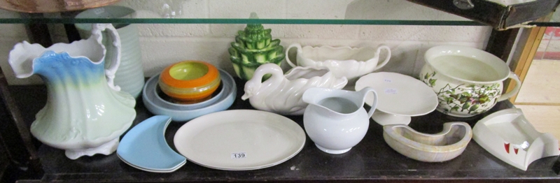Shelf of ceramics