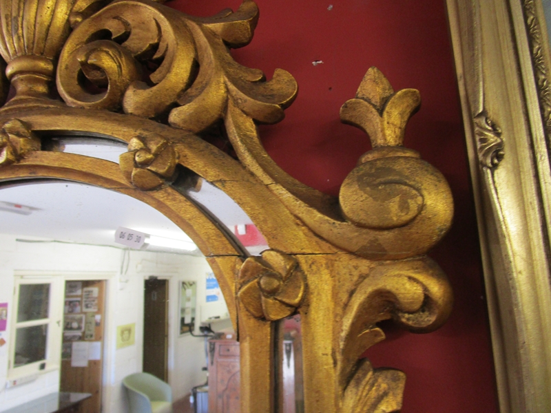 Ornate gilt framed mirror - 107cm x 65cm - Image 7 of 8