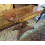 Fine Regency rosewood card table