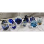 Collection of paperweights