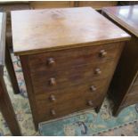 Chest commode - H: 77cm W: 59cm D: 49cm