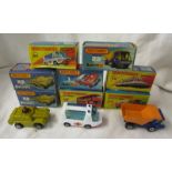 Collection of boxed 1970's matchbox cars