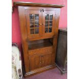 Mahogany cabinet - W: 109cm D: 41cm H: 183cm