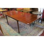 Extending dining table by A H McIntosh & Co Ltd (Patent No 1012786) - H: 74cm Overall L: 236cm W: