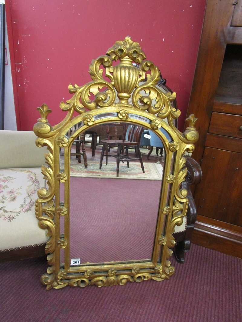 Ornate gilt framed mirror - 107cm x 65cm - Image 8 of 8