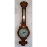 Georgian mahogany barometer