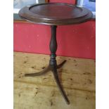 Georgian leather top tripod table