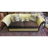 Versace sofa (Length approx: 235cm)