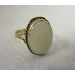 Gold opal ring