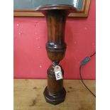 Wooden candle vase - H: 49cm