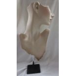 Contemporary bust on stand - H: 48cm