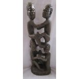 Tribal wooden carving - H: 47cm