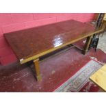 Tile effect table by Lee Longlands - H: 77cm L: 201cm W: 101cm