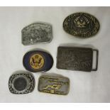 Collection of belt buckles