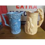 2 ceramic jugs by Wade & Burleigh Ware