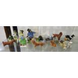 Collection of animal themed figures