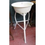 French metal washstand