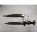 SA Nazi dagger marked Rich Abr Herder