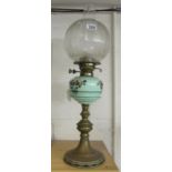 Victorian oil lamp