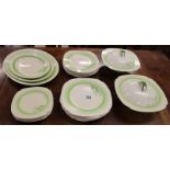 Royal Doulton Scala pattern part dinner service