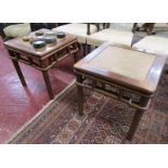 Pair of Chinese coffee tables