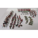 Large collection of soldier figures