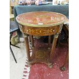 French themed occasional table with drawer A/F